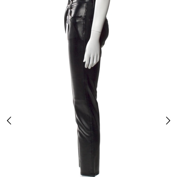 NWT ANINE Bing Black Leather Pants Size France 32/ US 0 $400 - Picture 2 of 5